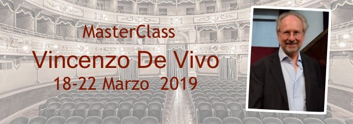 Master class del Maestro Vincenzo de Vivo