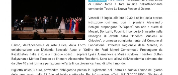 All’Opera – Osimo