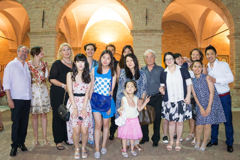 Osimo, Chiostro San Francesco – Sala San Francesco – 3 luglio 2015. Solisti dell’Accademia d’Arte Lirica,al pianoforte Alessandro Benigni. 