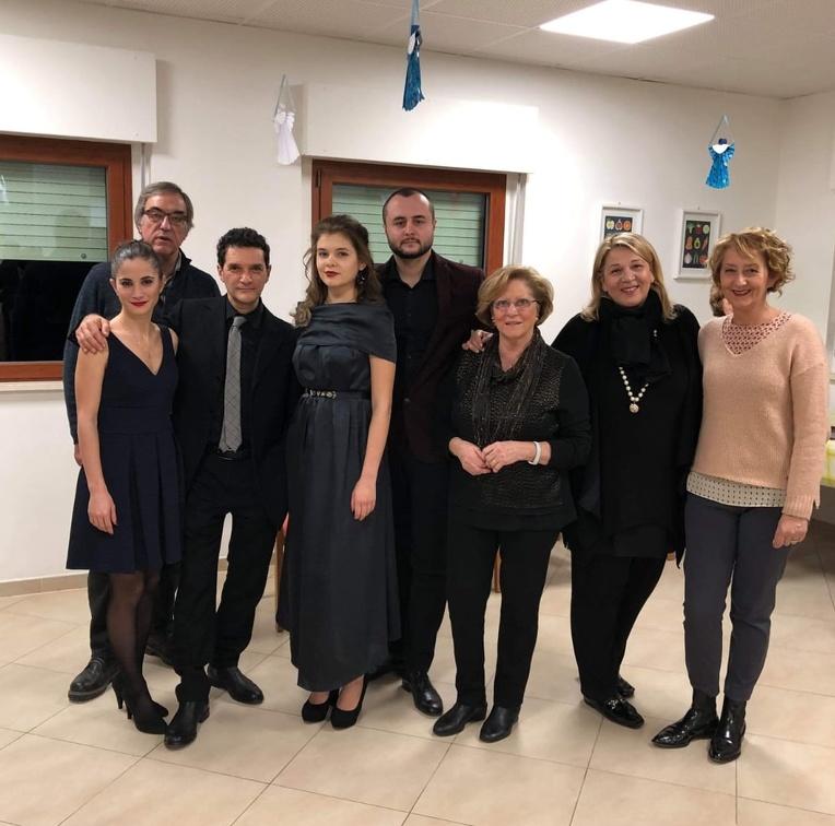 Montegranaro- Sabato 15 Dicembre I Solisti dell'Accademia d'Arte Lirica hanno allietato con musiche e brani natalizi gli ospiti della Fondazione Casa di Riposo Opera Pia Onlus di Montegranaro. 